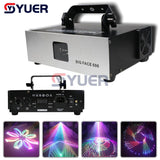 YUER™️ RGB 600mw 1W Laser Projector Scanner Stage Laser Light Show DMX512 DJ Disco Bar Club Party Wedding Professional Stage Lighting