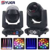 YUER™️ NEW Mini 200W LED Moving Head Light Beam Spot 18 Rotating Prisms Dj Dmx Stage Light Effect Light Disco Dj Bar Wedding Club