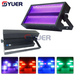 YUER™️ 144Pcs RGB 3IN1 LED Strobe Light Super Strobe Effect Lighting DMX 7/13/148CH For DJ Disco Stage Wedding Music Party Bar Indoor