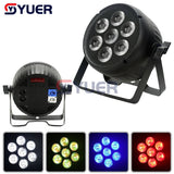 YUER™️ 7X30W RGBW Par light DJ Disco Laser Light Projector Strobe Stage Effect Wedding Xmas Holiday Party Lamp Gift Holiday Bar Club Lights