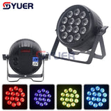 YUER™️ 14X15W RGBW Par light DJ Disco Laser Light Projector Strobe Stage Effect Wedding Xmas Holiday Party Lamp Gift Holiday Bar Club Lights