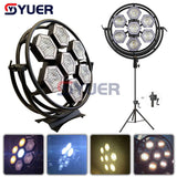 YUER™️ New Type Disco Lights 7 - Halo Hexa LED Pixel Light 1000W RGB LED Stage Lights For Christmas Home DJ KTV Xmas Wedding Show Pub