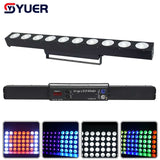 YUER™️ LED Matrix lights 10x12W RGBW 4in1 DMX512 Stage Effect Lighting Good For DJ Disco Party Dance Floor Clubs Bar And Wedding Decorations