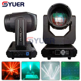 YUER™️ OSRAM 295W Beam 8 Segment 128LED RGB Auxiliary Moving Head Light DMX Fossa prism and Atomizing mirror Effect Light For Disco Bar