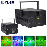 YUER™️ New Professional 40K 30W RGB Animation Laser Light DMX ILDA Christmas DJ Disco Club Bar Party Ball Light Show Effect Projector