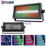 YUER™️ 400W Waterproof Strobe Light 672x0.25W RGB 3in1 LED + 96x3W CREE LED Dmx Strobe Flash Lights Professional DJ Disco Stage Lights