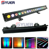 YUER™️ LED Wall Wash Light 18X10W RGBW 4in1/18X15W RGBWA 5in1/18x18W RGBWA+UV 6in1 Stage Lighting Running Horse Point Control DMX512 Good Effect Disco DJ Party Equipmen