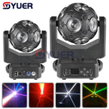 YUER™️ NEW DJ Disco Ball Lyre LED Beam Strobe Projector Moving Head Infinite Rotating Football DMX512 Light For Nightclub Party Stage