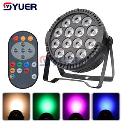 YUER™️ Pro Stage Light Wash 14X6W LED Beam RGBW 4in1 LED Par Lights DMX512 Disco Light Professional Party Stage Dj Equipment
