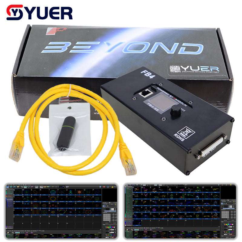 YUER™️ Pangolin Quickshow FB4 Beyond Software Laser Light Control professional Stage Lighting Projector DJ Disco Effect Laser Designer