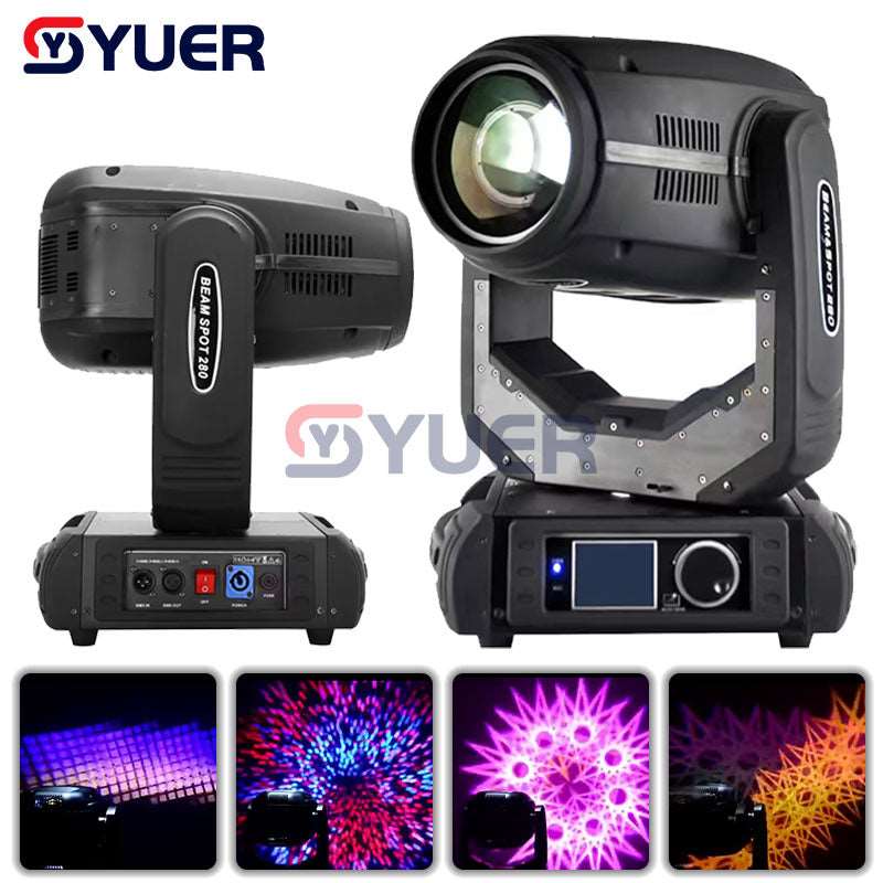 YUER™️ 280W 10R BEAM & SPOT 2IN1 Moving Head Light 280W 10R