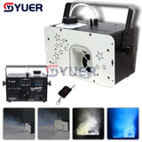 YUER™️ NEW Mold Mini Haze Machine 800W Mist Hazer Water Based Haze Concert Smoke Fog Machine DMX RJ45 Theater For Nightclub DJ Party