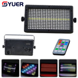 YUER™️ LED Strobe RGB 48+8 Segments DMX512 Effect Strobe Light for DJ Disco Bar Music Party Stage Light