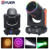 YUER™️ LED 250W Beam Light with Aperture 18 Prism Moving Head Light Club Bar Stage Lighting DMX Control Wedding Party Dj Disco