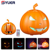 YUER™️ 600W LED Pumpkin Smoke Machine Fog Machine With Lights Remote Stage Spray Equipment For Halloween Decor Haunted House Party