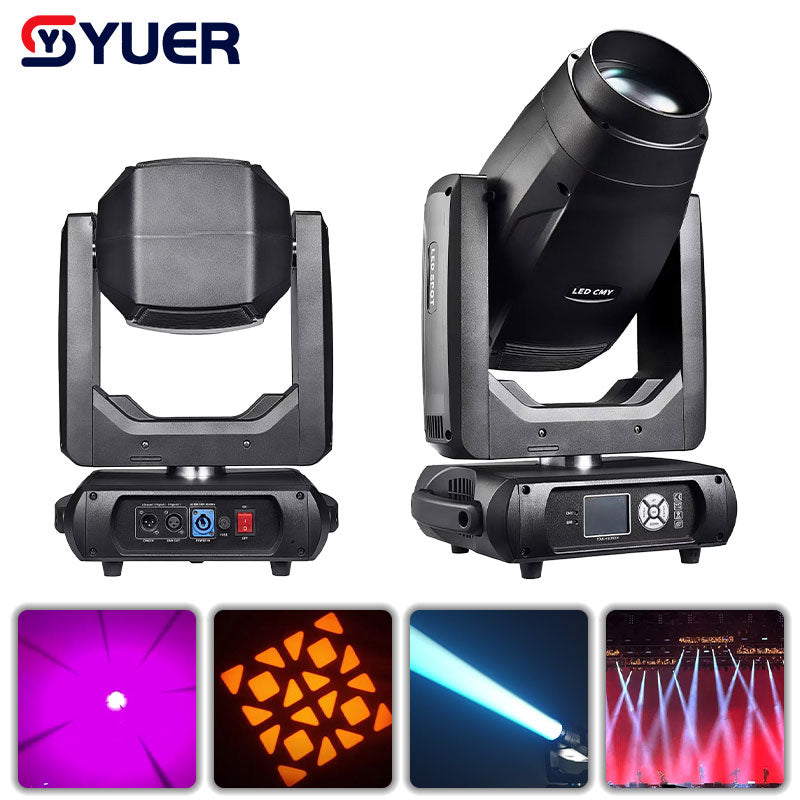 YUER™ LED 500W CMY CTO Beam Spot Zoom Wash 3in1 Moving Head