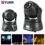 YUER™️ LED 150W Spot Gobo Moving Head 7 Patterns 7 Colors White Stage Indoor Dj Disco Party Wedding Decoration DMX Music Control Lamp