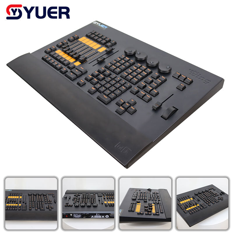 YUER™️Command wing Professional Lighting Controller Stage Lights Console  MA2 Moving Head DMX512 Party 2048 Parameters