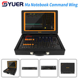 YUER™️ Ma Notebook Command Wing Fader With Portable MA BOSS Using Intel Core i5 CPU 4GB Memory 120G Solid State Drive 19 Inch Display