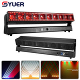 YUER™️ LED Beam10x60W RGBW LED 3w Warm Cold White 0.3W RGB 4in1 Wash Strobe Horse Racing Effect Moving Bar Stage Lighting For Dj Disco