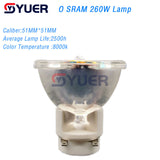 YUER™️ DJ Disco 9R 260W Lamp Moving Head Light Beam Light Stage Lamp Platinum Metal Halogen Lamps 260w 9R Original Spot Lamp MSD MSR