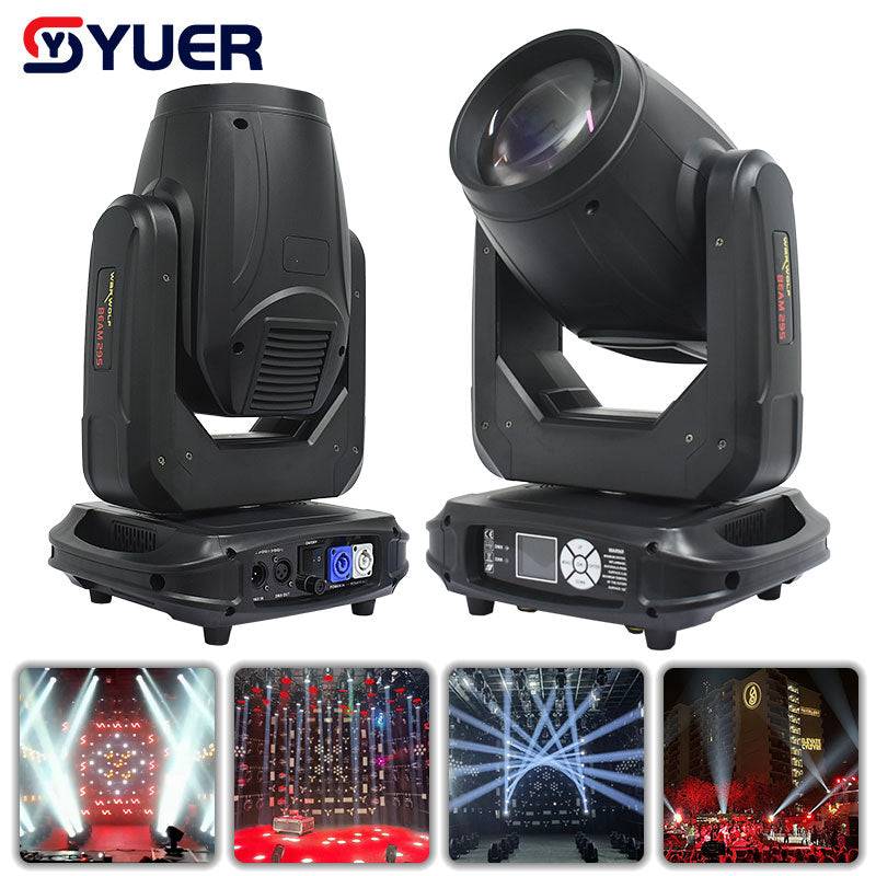YUER™️ 12R 295W Beam Moving Head Light 8 + Honeycomb Prism Gobo