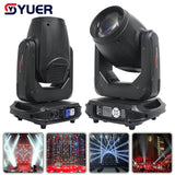 YUER™️ 12R 295W Beam Moving Head Light 8 + Honeycomb Prism Gobo DMX Stage Lighting Projector DJ Party Concert Double Prisms Bulb Stage