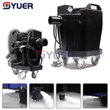 YUER™️ NEW 3500W Dry Ice Fog Machine Low Lying Smoke Machine Party Wedding Concert Stage Effect Equipment Low Lying Fog Dry Ice Machine