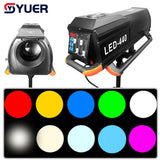 YUER™️ LED 440W Focusing Follow Spot Light Color Temperature Adjustment Professional DMX512 Follow Spot Projector For Party Stage DJ Show