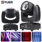 YUER™️ 100W Beam Super Bright Moving Head Light RGBW 4 in1 LED Stage Beam Light DMX for DJ Disco Club Party Lighting Music Activated