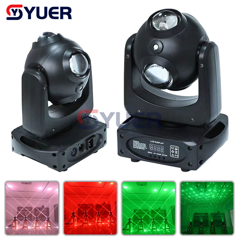 YUER™️ Nuevo producto potente Dj láser Led estroboscópico 3 en 1 efecto de luz con cabezal móvil uso para fiesta karaoke Bar boda Fiesta disco 