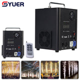 YUER™️ 750W Electronics Cold Spark Machine DMX512 Remote Cold Fireworks Fountain Spark Effect Machine For Wedding Party DJ