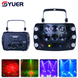 YUER™️ With Remote Disco Laser Butterfly Light DMX512 Beam Wash Lighting Wedding Club Decoration Device Holiday Party Strobe Projector