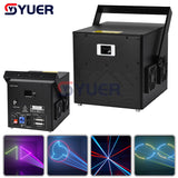 YUER™️ Professional 15W ILDA RGB 30/40KPP Scanner Laser Light DMX Beam Line Scanner Projector Stage Laser Lights Effect For Party Night