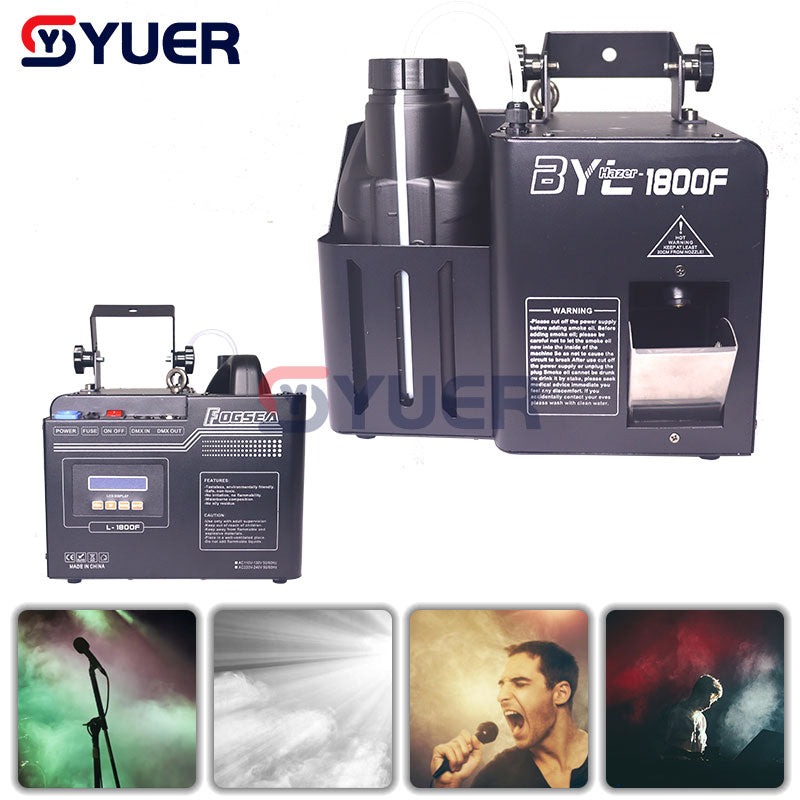 YUER™️ NEW 1600W Multi-Angle Mist Fog Machine Smoke Machine