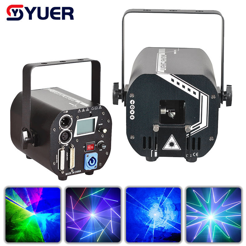 YUER™️ 300 Laser Effects 20KPPS 2W RGB Full Color Laser