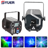 YUER™️ APP control 2W 3D Animation Scanner DJ Laser Light With display ILDA DMX Beam Stage Projector Bar Club Disco Christmas Party Wedding Light