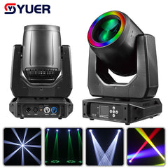 YUER™️ MINI LYRE LED 260W Spot Zoom GOBO Lumière à Tête Mobile pour DJ Discothèque Bar Boîte de Nuit Fête Musicale Danse Équipement de Scène DMX