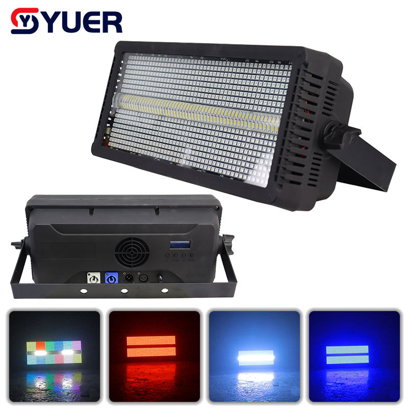Luz estroboscópica LED RGBW 12+12 NUEVA YUER™️ DMX512 para DJ, discoteca, bar, fiesta musical, luz de escenario