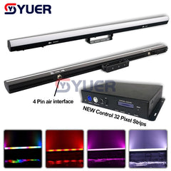 YUER™️ New RGB 3IN1 40X0.5W Led DJ Disco Semicircle Digital Tube Pixel Tube in Full Colour For Party Bar Stage Effect Dmx 512 Control