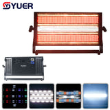 YUER™️ LED RGB 20 Segements With Warm Cold Wite Strobe Light Hight brightness Flash Effect Stage Light Strobe Dj Disco Party Washing