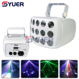 YUER™️ DMX RGBW LED Butterfly Light Strobe Disco DJ Beam Spot Stage Lighting Effect Party Dance Club Wedding Butterfly