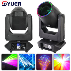 YUER™️ 295W Moving Head Light Double Prism Stage Light With LED Aperture Effect for DJ Disco Party Christmas Bar Club Wedding