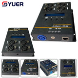 YUER™️ NEW ArtNet DMX 2048 Ethernet Lighting Controller Interface, 4 Universe/Truss Mountable/PoE CR041 For DJ Disco Stage Bar