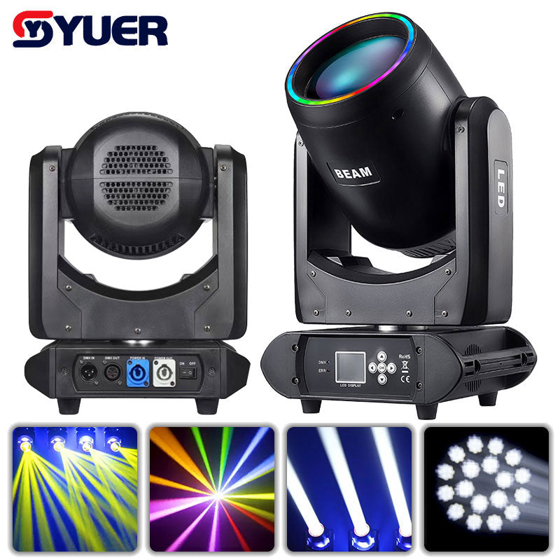 HYPER ダイナミックマイク LEDライティング YUER™️ LED Spot 200W Moving Head Light Rainbow Beam Zoom