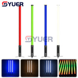 YUER™️ Pixel Tube Lighting Waterproof Battery DMX Wireless Wifi 360 Pixel Tube RGBWA 5in1 LED With Charge Case