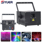 YUER™️ NEW 40KPPS 20W RGB Full Color Scanning Laser Light Auto Sound ILDA DMX DJ Disco Stage Party Bar Nightclub FB4 Lasershows