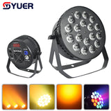 YUER™️ LED Stage Lights RGBW 18x10W 4IN1 Par Lights Wall wash strobe effect light for Events Disco DJ Wedding Stage Party Show