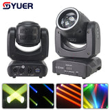 YUER™️ LED 120W Beam Spot Moving Head Light with Aperture DMX512 Control Dj Stage Effect Light Party Dance Disco Bar Music Club