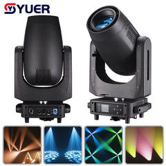 YUER™️ Nueva cabeza móvil 420W CMY CTO Beam Spot Zoom Efecto Prisma Frost DMX512 DJ Discoteca Fiesta CLUb Lámpara de efectos profesionales para escenario
